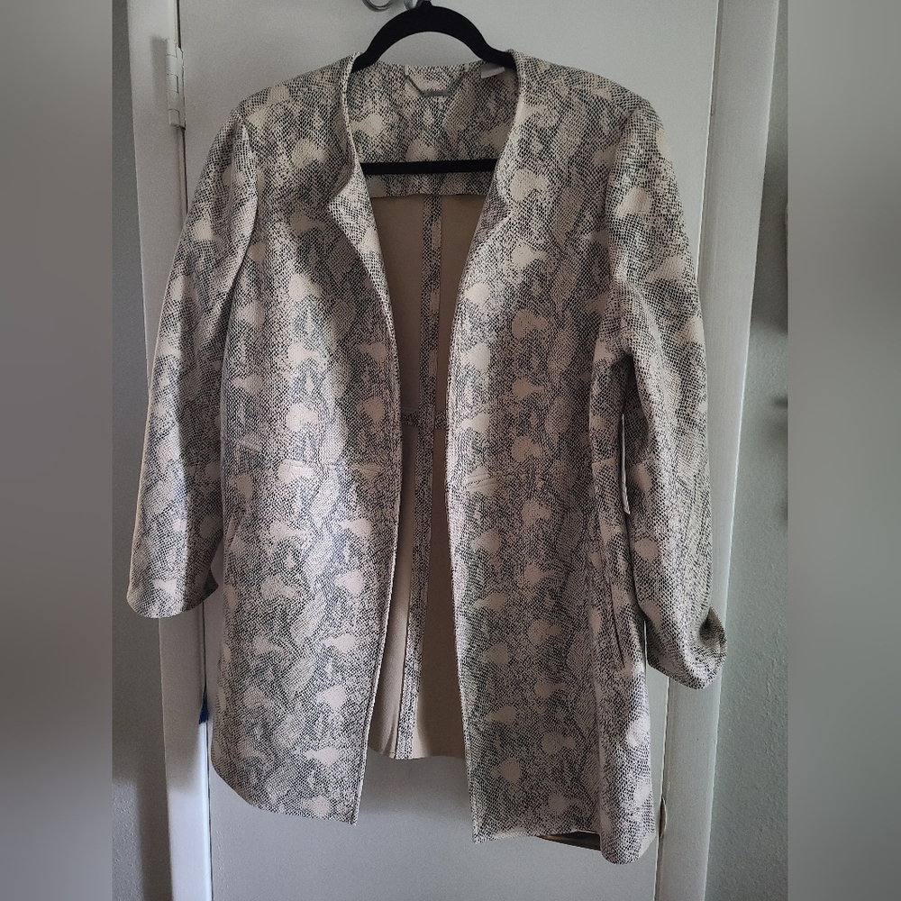 NWT Chico’s Faux-Suede Snake-Print  2P